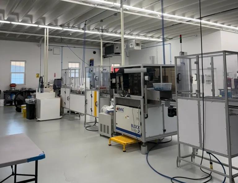 Coating equipment behind glass in the ITFIT lab