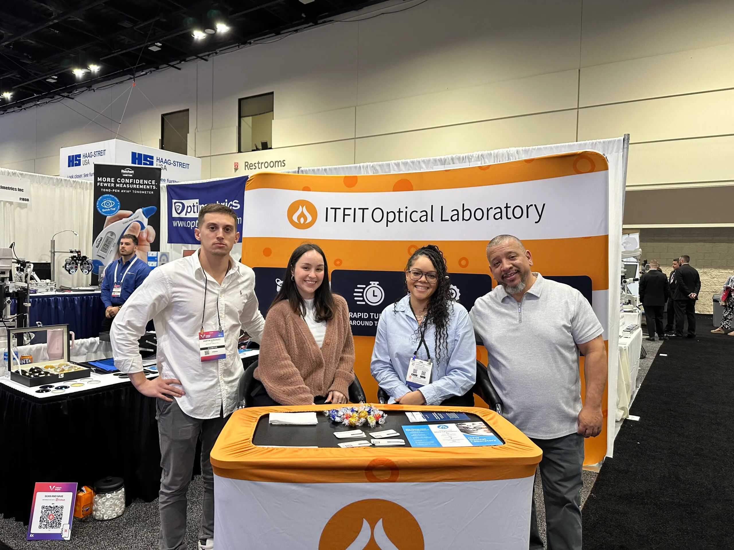 The ITFIT team at their trade show booth